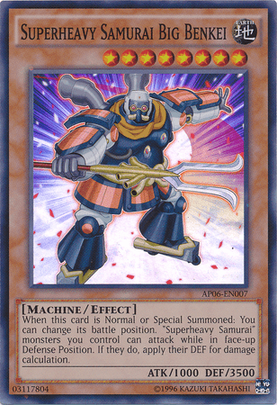 Superheavy Samurai Big Benkei [AP06-EN007] Super Rare - Doe's Cards