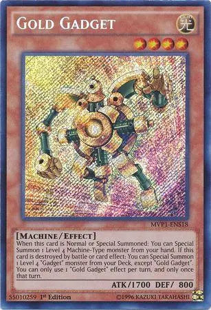 Gold Gadget [MVP1-ENS18] Secret Rare - Doe's Cards
