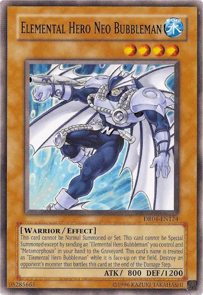 Elemental Hero Neo Bubbleman [DR04-EN124] Common - Doe's Cards