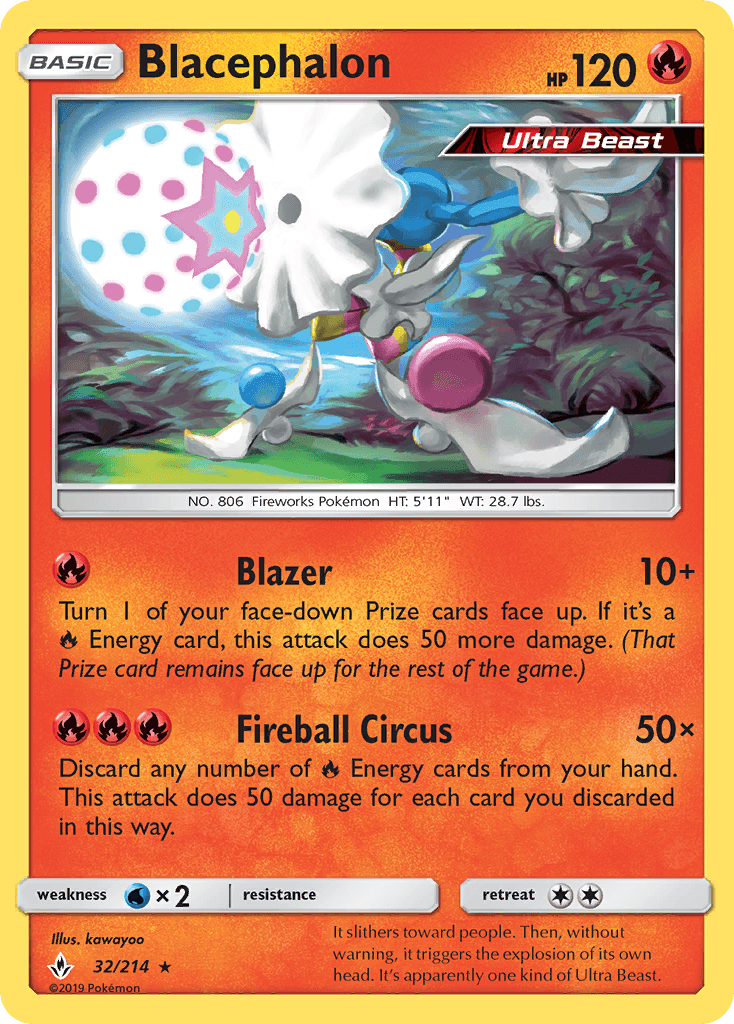 Blacephalon (32/214) [Sun & Moon: Unbroken Bonds] - Doe's Cards