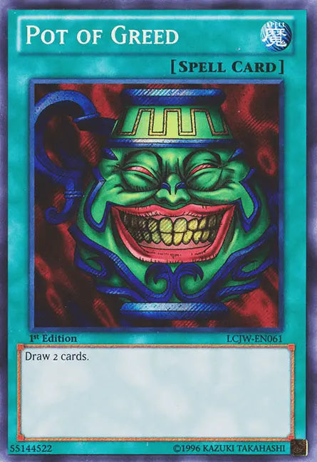 Pot of Greed [LCJW-EN061] Secret Rare - Doe's Cards
