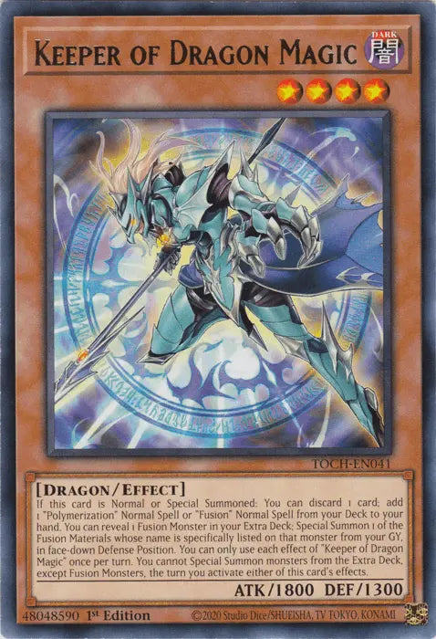 Keeper of Dragon Magic [TOCH-EN041] Rare - Doe's Cards