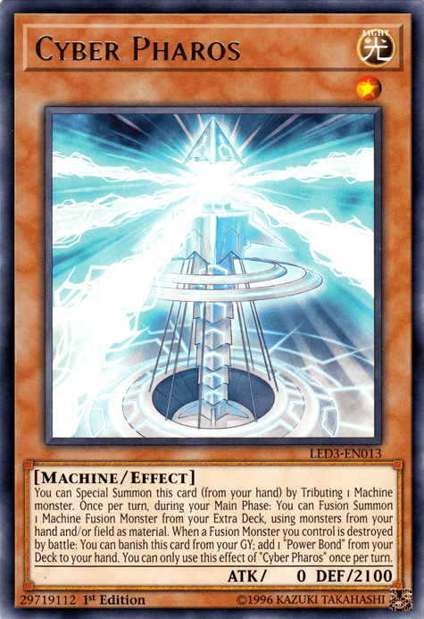 Cyber Pharos [LED3-EN013] Rare - Doe's Cards