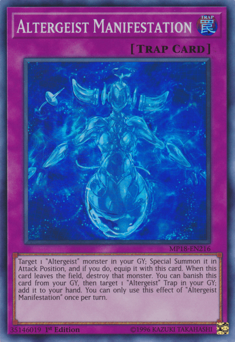 Altergeist Manifestation [MP18-EN216] Super Rare - Doe's Cards