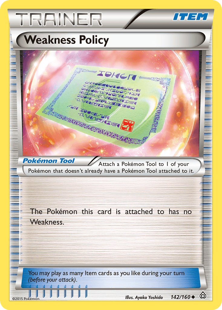 Weakness Policy (142/160) [XY: Primal Clash] - Doe's Cards