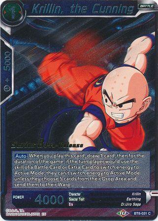 Krillin, the Cunning (BT8-031_PR) [Malicious Machinations Prerelease Promos] - Doe's Cards