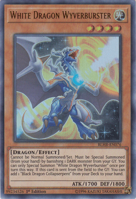 White Dragon Wyverburster [BLHR-EN076] Ultra Rare - Doe's Cards