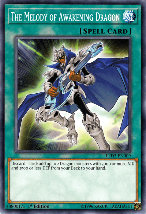 The Melody of Awakening Dragon [LED3-EN009] Common - Doe's Cards