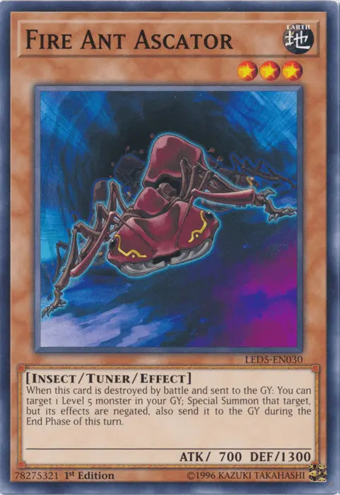 Fire Ant Ascator [LED5-EN030] Common - Doe's Cards