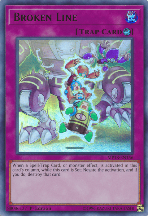 Broken Line [MP18-EN156] Ultra Rare - Doe's Cards