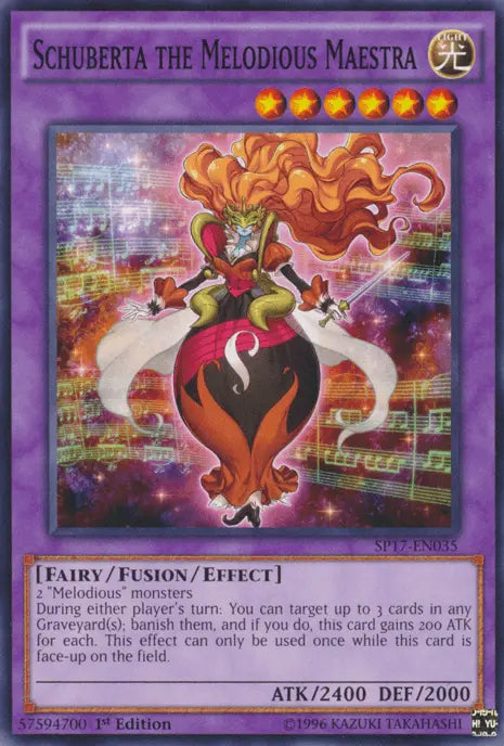 Schuberta the Melodious Maestra [SP17-EN035] Common - Doe's Cards