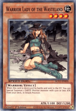 Warrior Lady of the Wasteland [SGX1-ENE05] Common - Doe's Cards