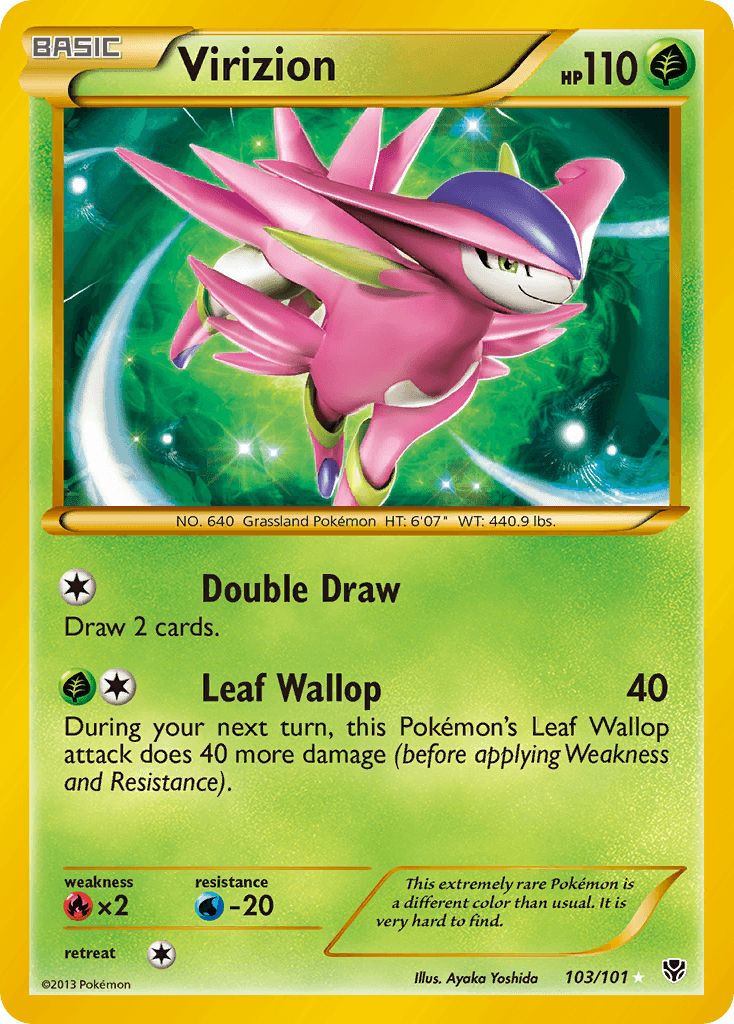 Virizion (103/101) [Black & White: Plasma Blast] - Doe's Cards