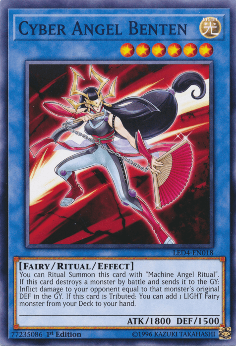 Cyber Angel Benten [LED4-EN018] Common - Doe's Cards