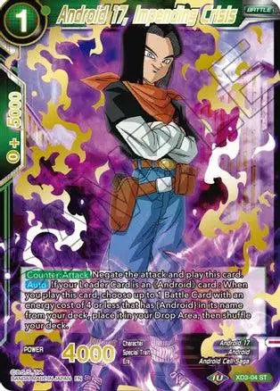 Android 17, Impending Crisis (Gold Stamped) (XD3-04) [Mythic Booster] - Doe's Cards