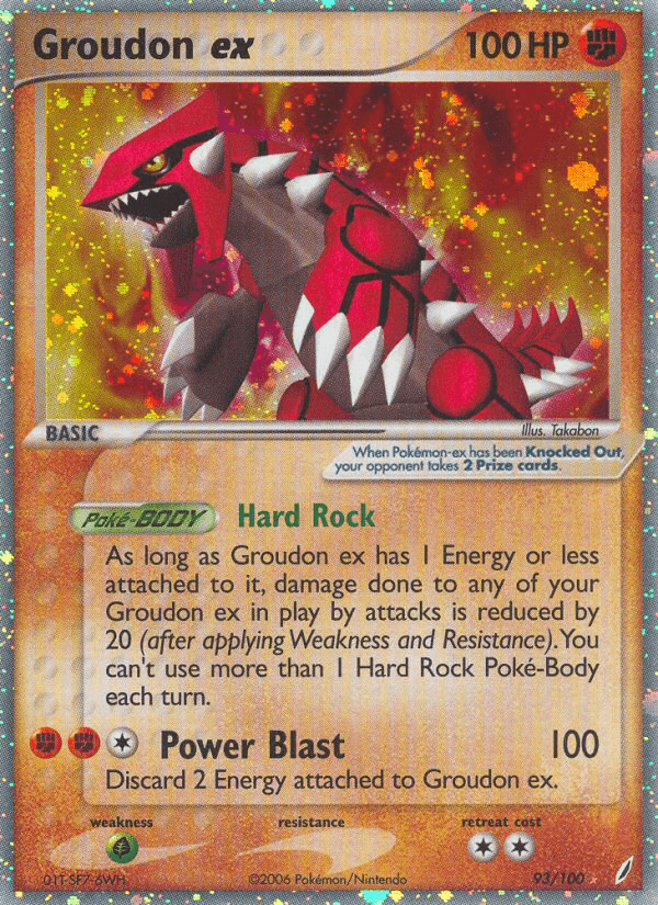 Groudon ex (93/100) [EX: Crystal Guardians] - Doe's Cards