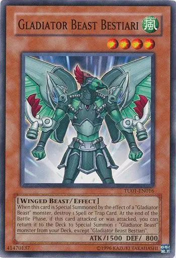 Gladiator Beast Bestiari [TU01-EN016] Common - Doe's Cards