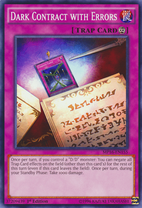 Dark Contract with Errors [MP16-EN155] Common - Doe's Cards