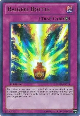 Raigeki Bottle [GENF-EN079] Ultra Rare - Doe's Cards