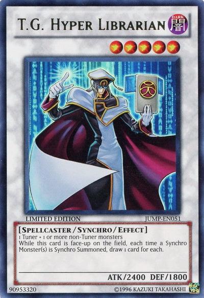 T.G. Hyper Librarian [JUMP-EN051] Ultra Rare - Doe's Cards