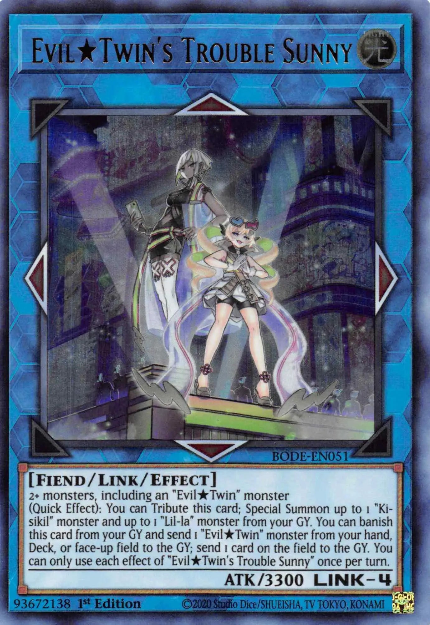 Evil Twin's Trouble Sunny [BODE-EN051] Ultra Rare - Doe's Cards