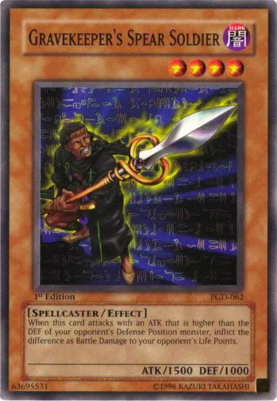 Gravekeeper's Spear Soldier [PGD-062] Common - Doe's Cards