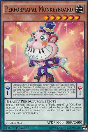 Performapal Monkeyboard [BOSH-EN003] Common - Doe's Cards