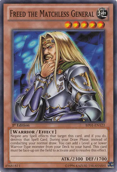 Freed the Matchless General [BP01-EN123] Common - Doe's Cards