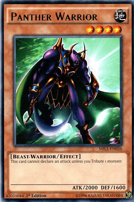 Panther Warrior [MIL1-EN036] Rare - Doe's Cards