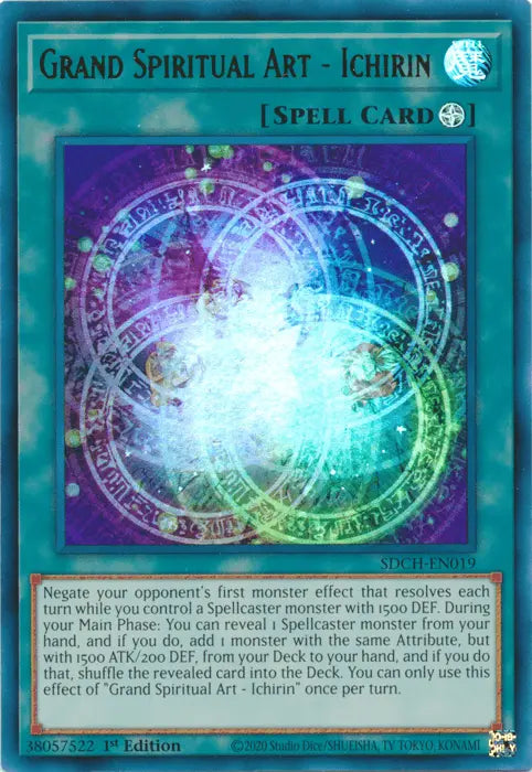 Grand Spiritual Art - Ichirin [SDCH-EN019] Ultra Rare - Doe's Cards