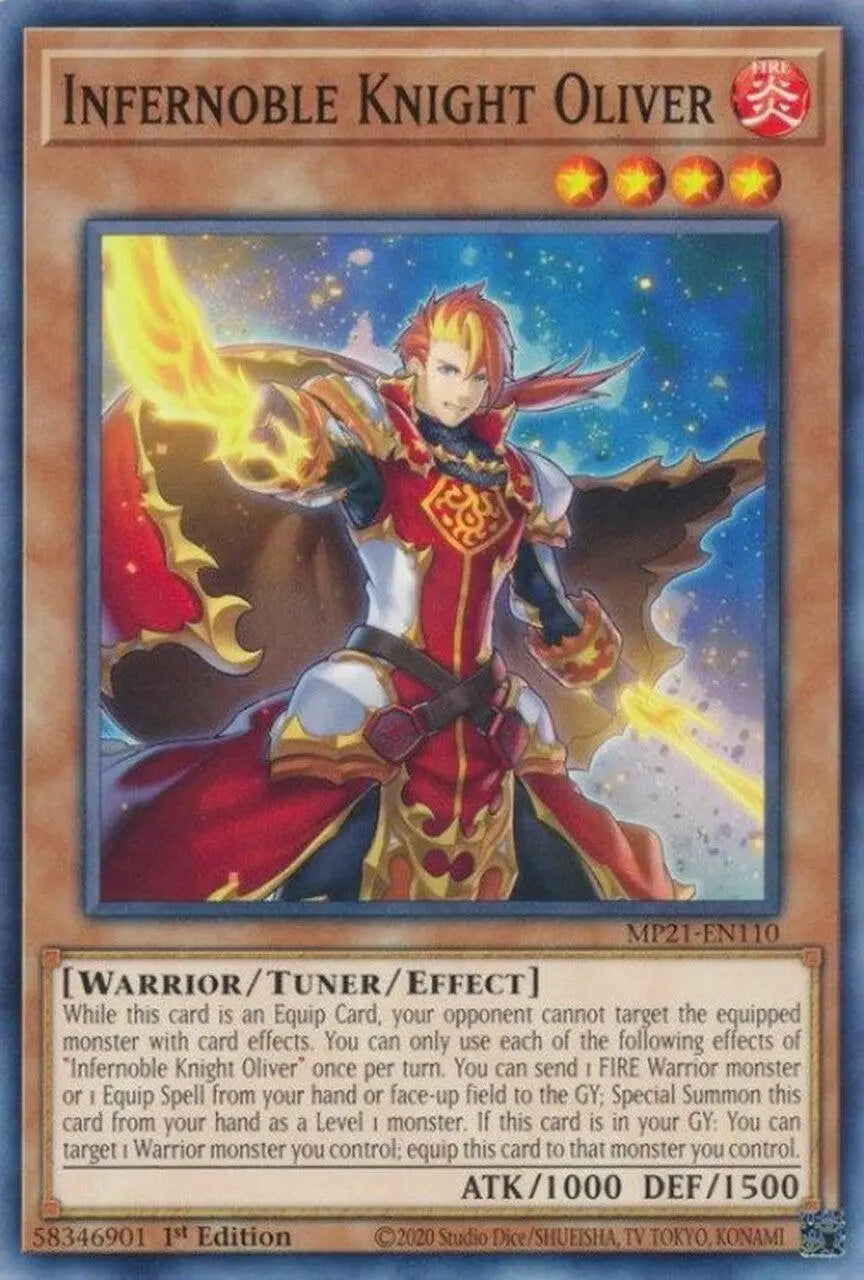 Infernoble Knight Oliver [MP21-EN110] Common - Doe's Cards