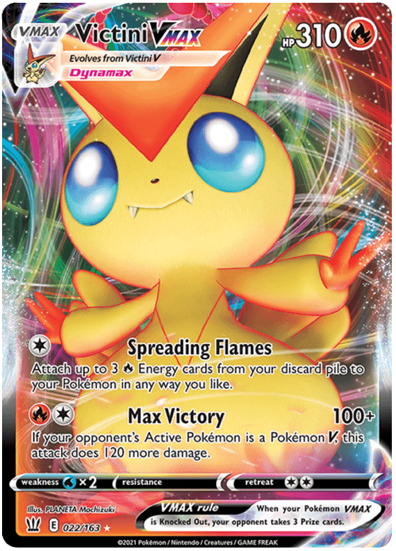 Victini VMAX (022/163) [Sword & Shield: Battle Styles] - Doe's Cards