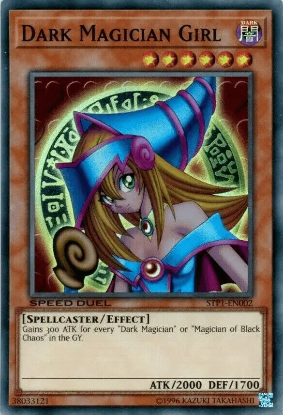 Dark Magician Girl [STP1-EN002] Super Rare - Doe's Cards