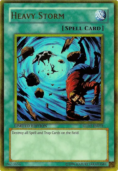 Heavy Storm [GLD1-EN031] Gold Rare - Doe's Cards