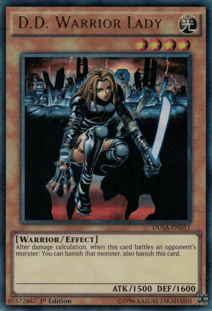 D.D. Warrior Lady [DUSA-EN051] Ultra Rare - Doe's Cards