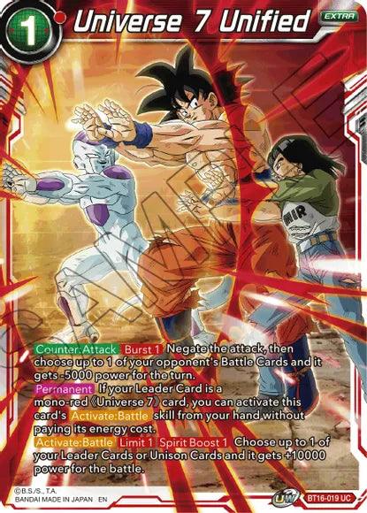 Universe 7 Unified (BT16-019) [Realm of the Gods] - Doe's Cards