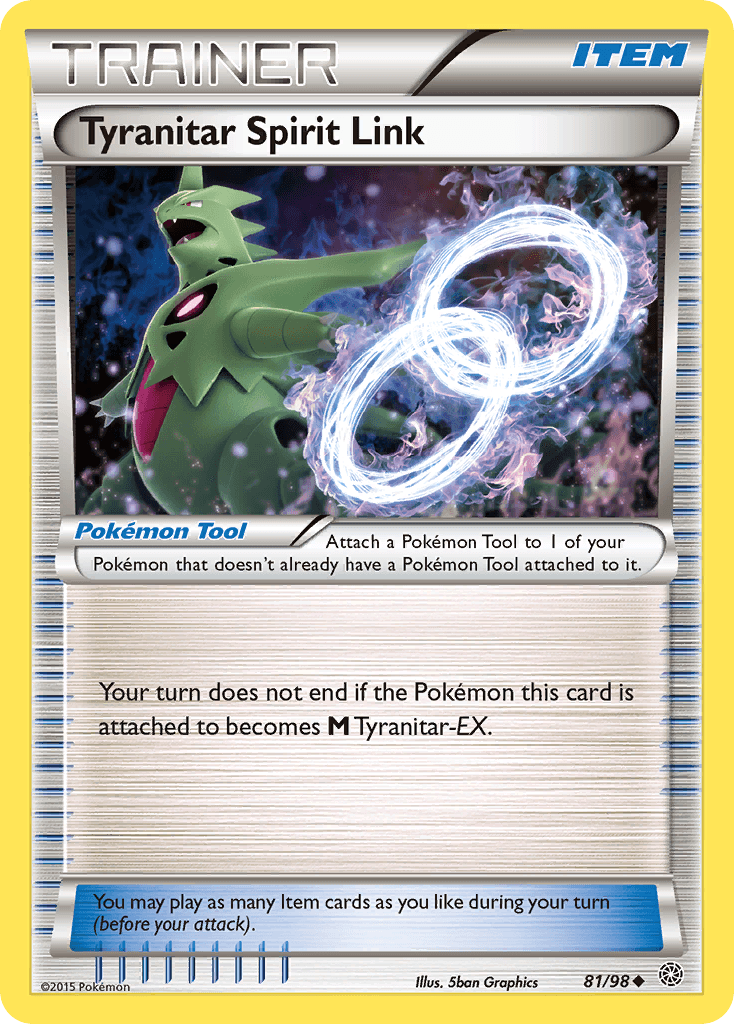 Tyranitar Spirit Link (81/98) [XY: Ancient Origins] - Doe's Cards