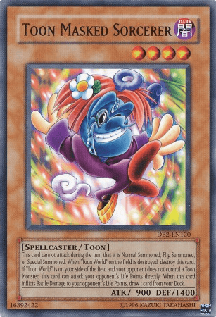 Toon Masked Sorcerer [DB2-EN120] Common - Doe's Cards