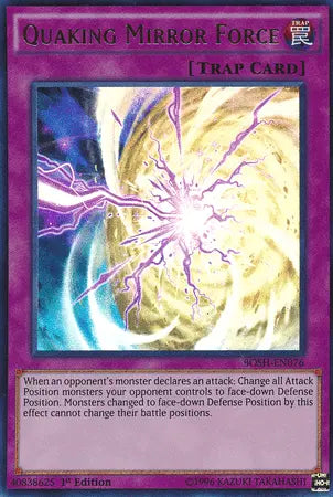 Quaking Mirror Force [BOSH-EN076] Ultra Rare - Doe's Cards