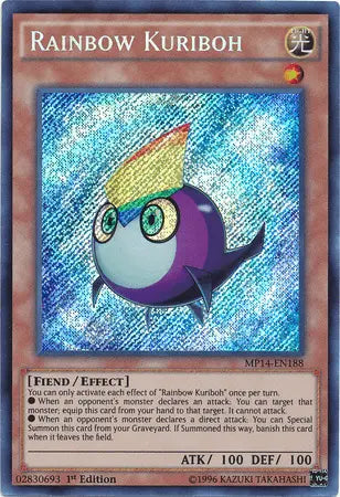 Rainbow Kuriboh [MP14-EN188] Secret Rare - Doe's Cards