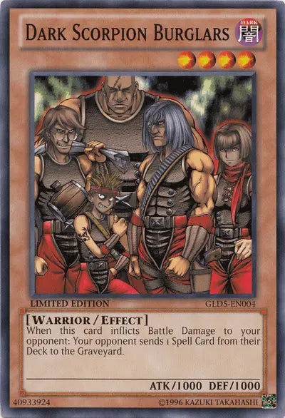 Dark Scorpion Burglars [GLD5-EN004] Common - Doe's Cards