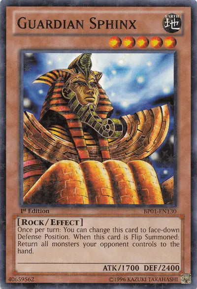 Guardian Sphinx [BP01-EN130] Starfoil Rare - Doe's Cards