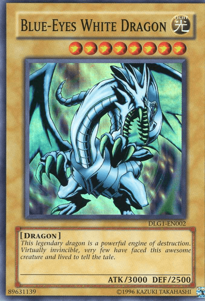 Blue-Eyes White Dragon [DLG1-EN002] Super Rare - Doe's Cards