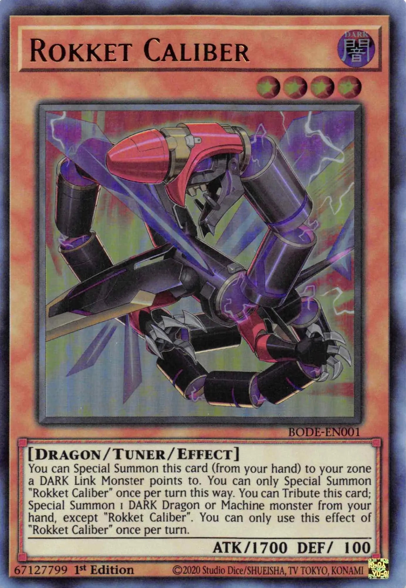 Rokket Caliber [BODE-EN001] Ultra Rare - Doe's Cards