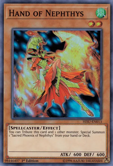 Hand of Nephthys [HISU-EN013] Super Rare - Doe's Cards