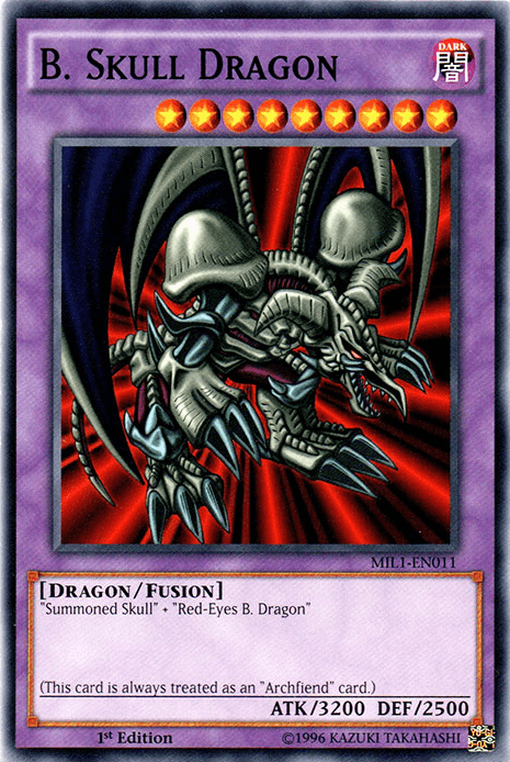 B. Skull Dragon [MIL1-EN011] Common - Doe's Cards