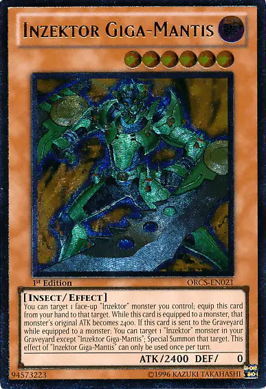 Inzektor Giga-Mantis [ORCS-EN021] Ultimate Rare - Doe's Cards