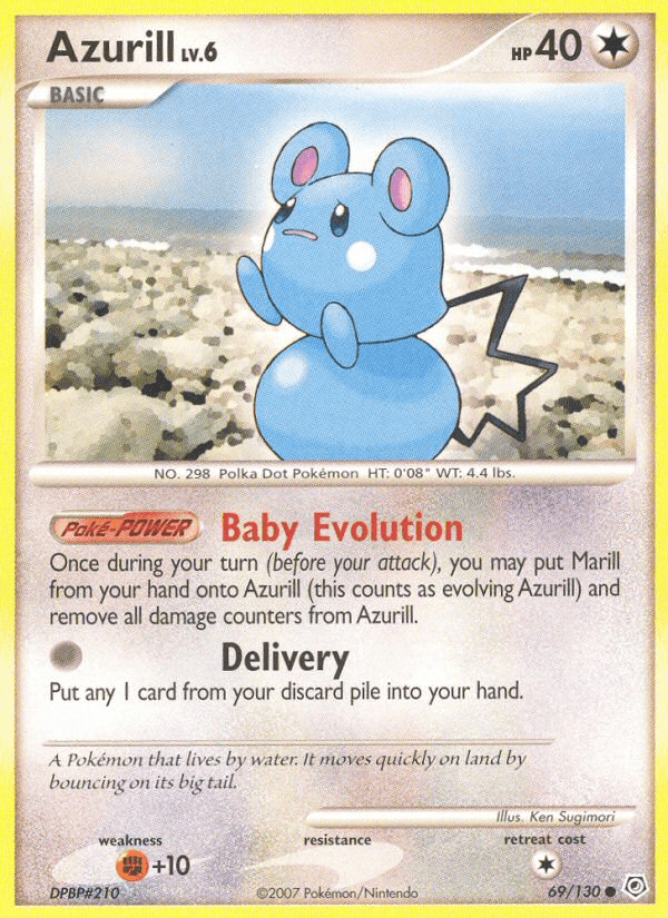 Azurill (69/130) [Diamond & Pearl: Base Set] - Doe's Cards