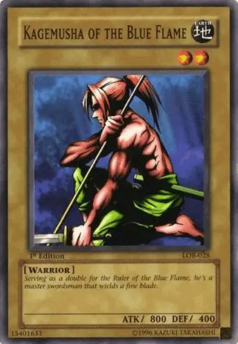Kagemusha of the Blue Flame [LOB-028] Common - Doe's Cards