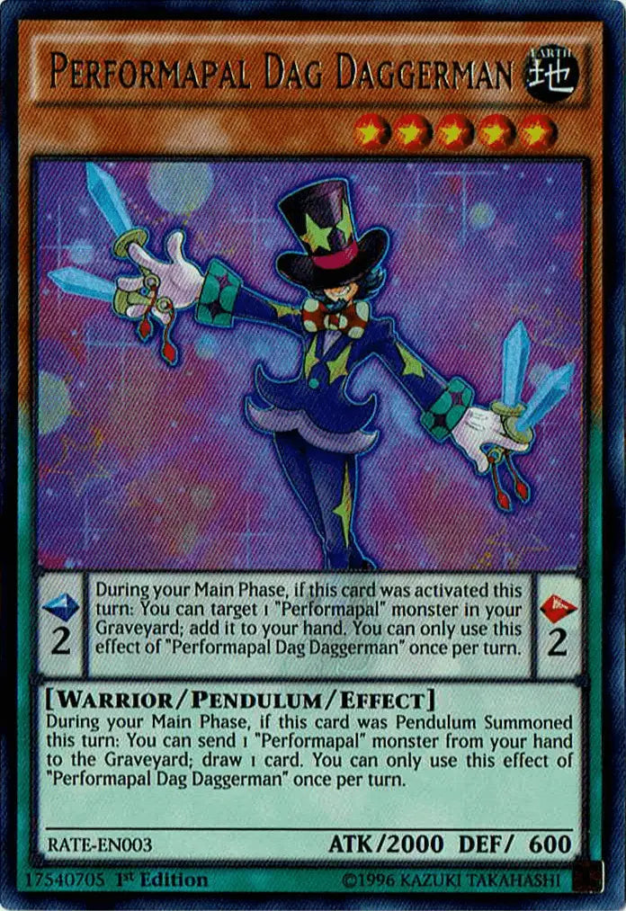 Performapal Dag Daggerman [RATE-EN003] Ultra Rare - Doe's Cards
